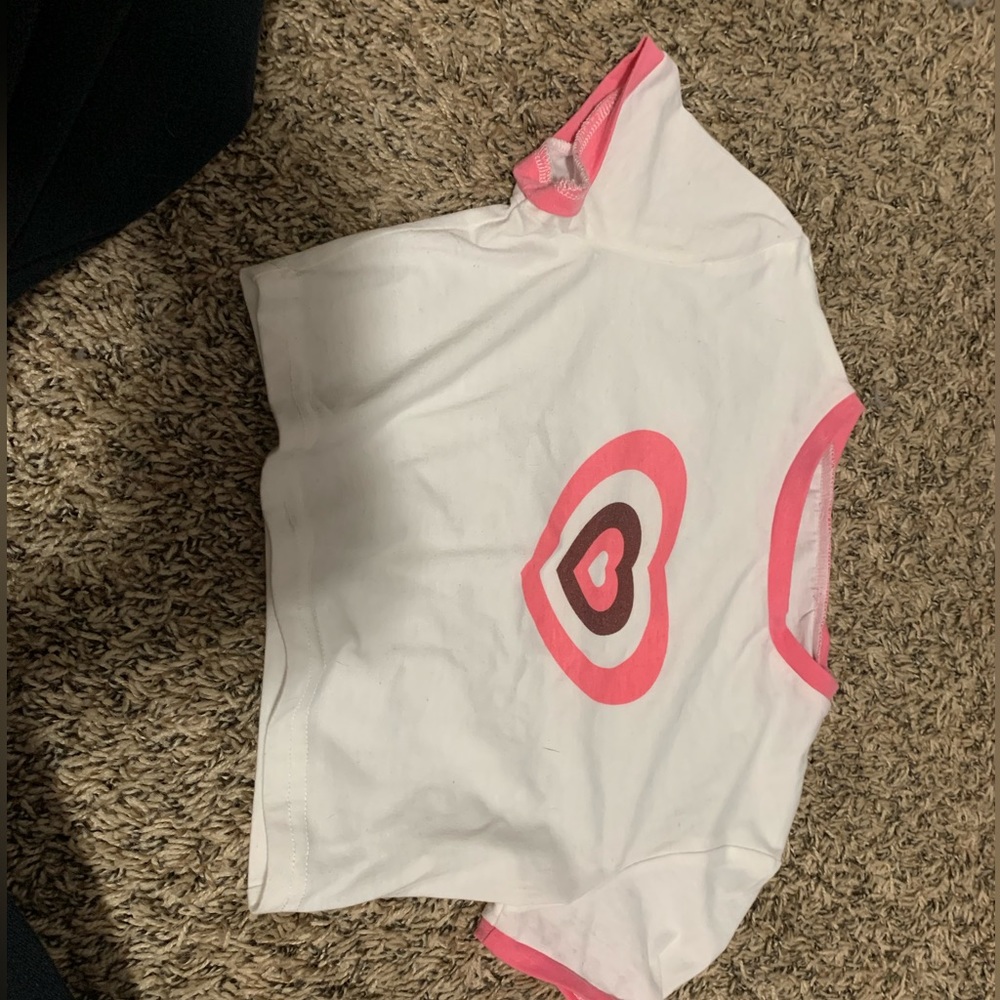 Pink heart shirt